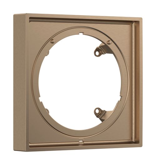 Hansgrohe-HG-Verlaengerungsrosette-eckig-22-mm-Brushed-Bronze-13617140 gallery number 1